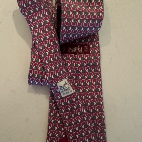 Hermes ostrich tie - Picture 3 of 3